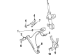 1999 Chevy Metro Control Arm Bracket Diagram - 96066948