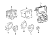 Chevy Caprice Car Speakers Diagram - 92251270