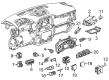 Chevy Silverado 2500 HD Ignition Switch Diagram - 84793222