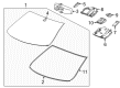 Chevy Malibu Mirror Cover Diagram - 20826018