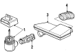 Pontiac Firebird Air Filter Box Diagram - 25095515