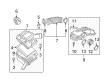 Hummer H3T Air Hose Diagram - 25872511
