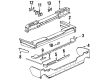 Cadillac Eldorado Bumper Reflector Diagram - 5975771