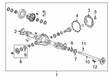 GMC Axle Shaft Diagram - 87821649