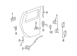 2005 Hummer H2 Door Handle Diagram - 25845864
