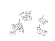 2005 Chevy Silverado 2500 HD Engine Mount Bracket Diagram - 15871387