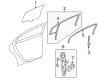 2008 Saturn Aura Door Seal Diagram - 20856457