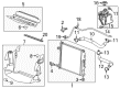 Cadillac ATS Radiator Hose Diagram - 23104587