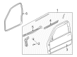 2005 Pontiac Grand Am Door Seal Diagram - 15147495