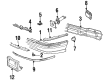 Cadillac Eldorado Bumper Diagram - 3548896