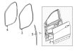 2017 GMC Acadia Window Regulator Diagram - 23100246
