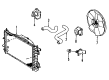 Saturn A/C Condenser Fan Diagram - 15867598