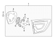 Chevy Traverse Tail Light Diagram - 20956907