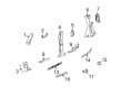 2005 Hummer H2 Door Handle Diagram - 21998342