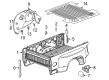Chevy Silverado 3500 HD Fender Splash Shield Diagram - 84868531