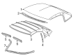 Chevy Corvette Weather Strip Diagram - 22859612