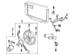 Oldsmobile Achieva A/C Condenser Fan Diagram - 12365355
