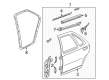 2005 Pontiac Grand Am Door Seal Diagram - 15147501