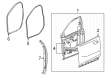 Buick Encore GX Door Seal Diagram - 42708690