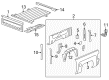 GMC Exhaust Heat Shield Diagram - 23445324