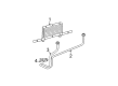 2005 Chevy Silverado 2500 HD Automatic Transmission Oil Cooler Line Diagram - 15773661