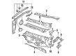 Cadillac Allante Dash Panels Diagram - 20728306