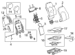 2009 Cadillac CTS Occupant Detection Sensor Diagram - 22739283
