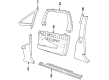 1995 Pontiac Trans Sport Door Moldings Diagram - 10257745