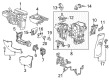 Buick Enclave Shift Knob Diagram - 84393055