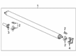 Chevy Silverado 1500 Drive Shaft Diagram - 23370123