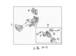 Pontiac G3 Steering Column Diagram - 96808467
