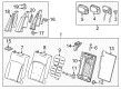 2017 Cadillac XTS Seat Cushion Pad Diagram - 84236078