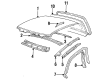 Oldsmobile Achieva Door Seal Diagram - 22583899