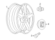 2008 Saturn Sky Spare Wheel Diagram - 17802093
