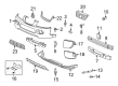 Saturn Bumper Diagram - 15145505