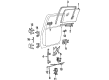 GMC Door Latch Assembly Diagram - 16631785