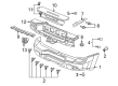 Oldsmobile Bravada Bumper Diagram - 12335750
