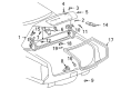 Cadillac Trunk Lock Cylinder Diagram - 12458205