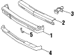 Chevy Cavalier Bumper Diagram - 22536433
