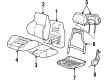 1999 Chevy Monte Carlo Seat Cushion Pad Diagram - 16745984
