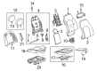 Cadillac Seat Cushion Pad Diagram - 25939271