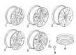 2019 Chevy Blazer Wheel Cover Diagram - 94775689