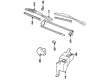 1994 Oldsmobile 98 Wiper Arm Diagram - 22127796