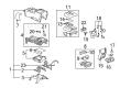 2009 GMC Yukon XL 1500 Center Console Base Diagram - 25979500