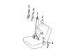 2005 Pontiac Vibe Seat Belt Diagram - 88972450