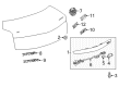 Cadillac ATS Emblem Diagram - 23237180