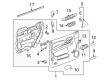 GMC Yukon Door Handle Diagram - 22855607