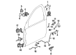 Saturn Door Check Diagram - 21098652
