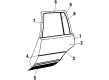 1985 Oldsmobile Cutlass Supreme Door Moldings Diagram - 9635073