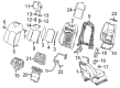 2020 Cadillac CT6 Seat Cushion Pad Diagram - 84107580